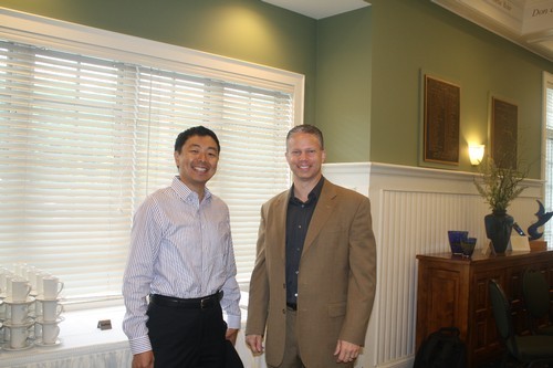 Dr. Kaboshi and Associate Dean Crawley, both faculty for the Japanese Center